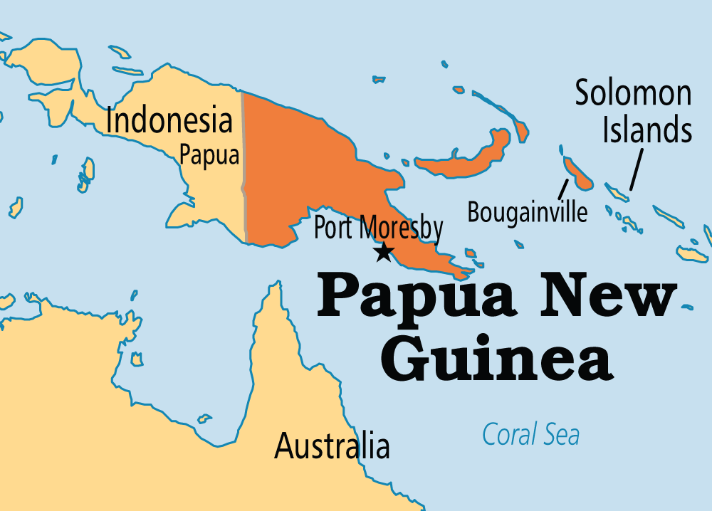 Papua map