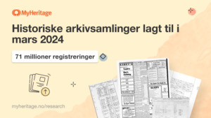 MyHeritage utvider sin database med 71 millioner historiske dokumenter i mars 2024