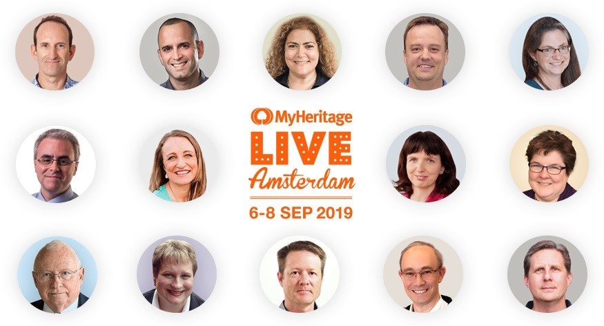 Disse vil dere møte på MyHeritage LIVE 2019!