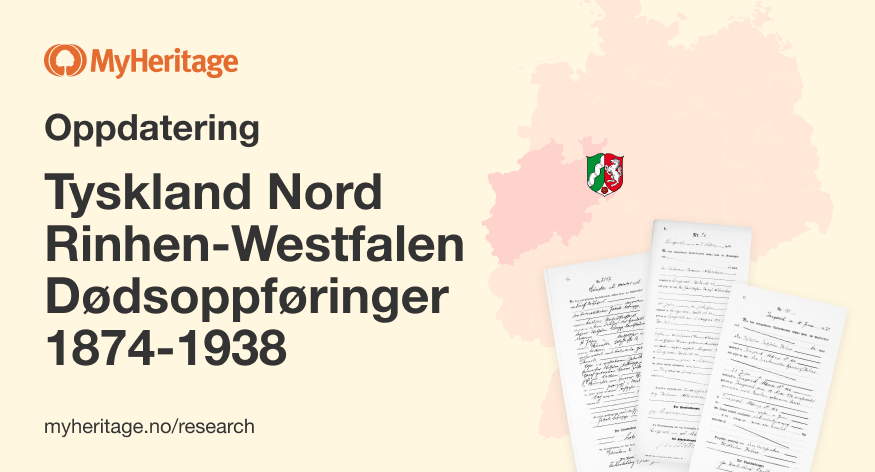 Germany, North Rhine Westphalia, Death Index 1874–1938 er oppdatert