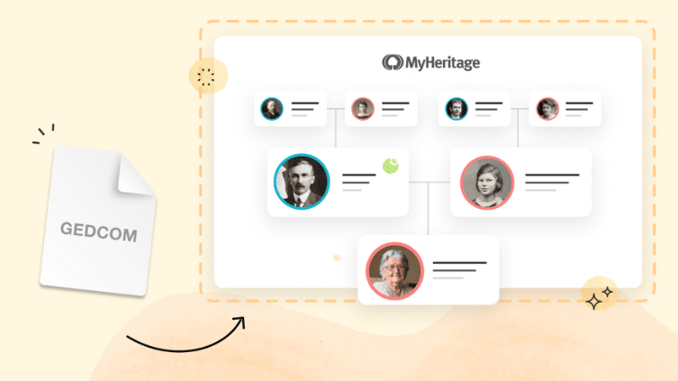 Importer slektstreet ditt til MyHeritage og avdekk dine globale røtter