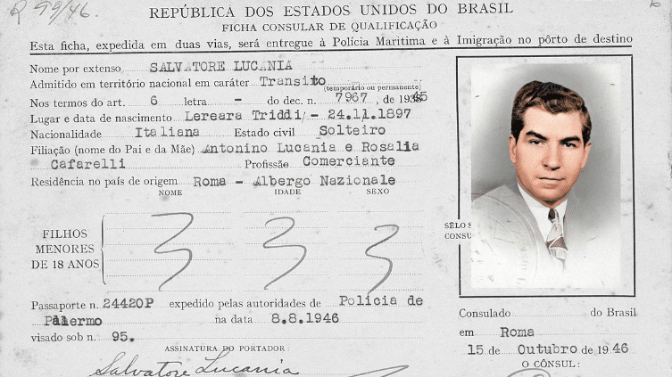 Arrangør av Havanna-konferansen funnet i Rio de Janeiros samling av immigrasjonskort på MyHeritage