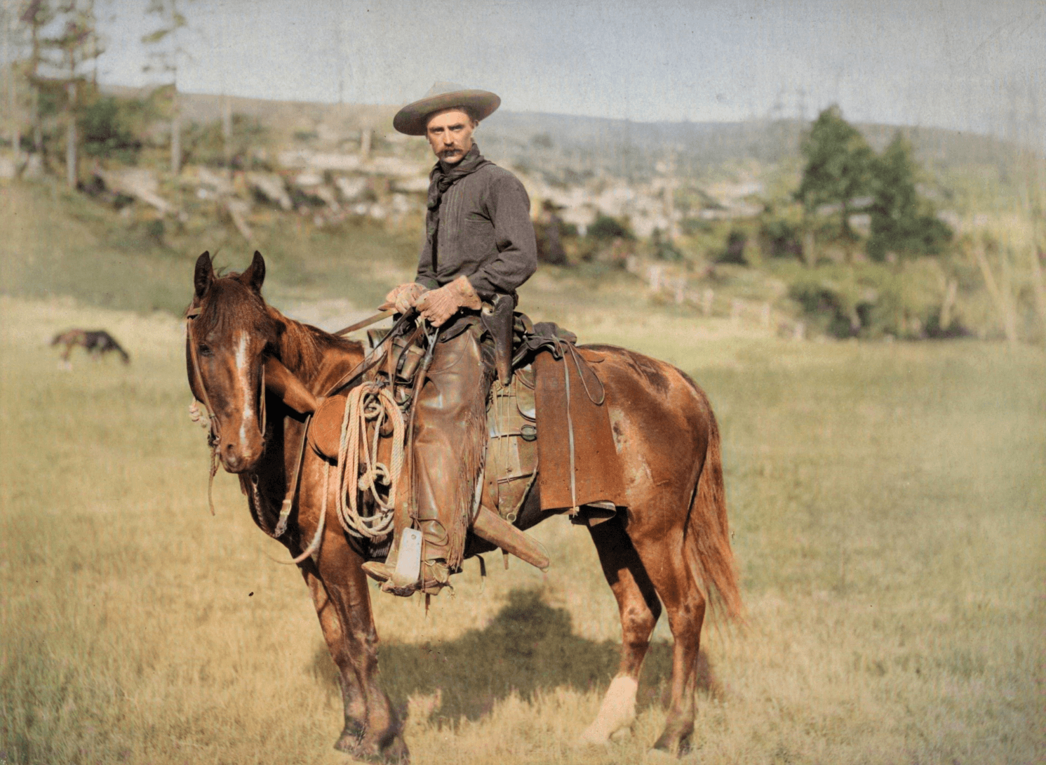 The Cow Boy» – Sturgis, Dakota-territoriet (nå Sør-Dakota), 1888. Fotograf: John C. H. Grabill, Library of Congress