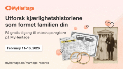 Oppdag kjærlighetshistoriene i familien din denne Valentinsdagen