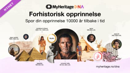 Vi introduserer Forhistorisk opprinnelse: Spor din opprinnelse 10 000 år tilbake