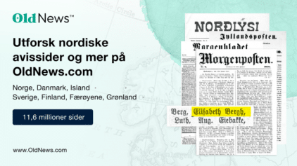 Utforsk millioner av nordiske avissider på OldNews.com