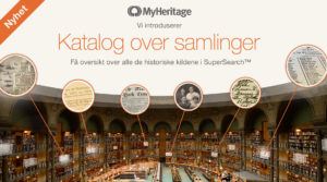 Nyhet: Få full oversikt over alle datasamlinger på MyHeritage