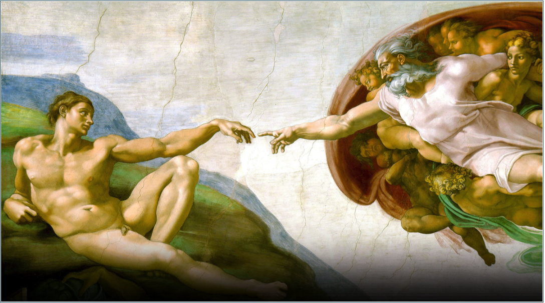 Michelangelo var venstrehendt. Hans bilde 